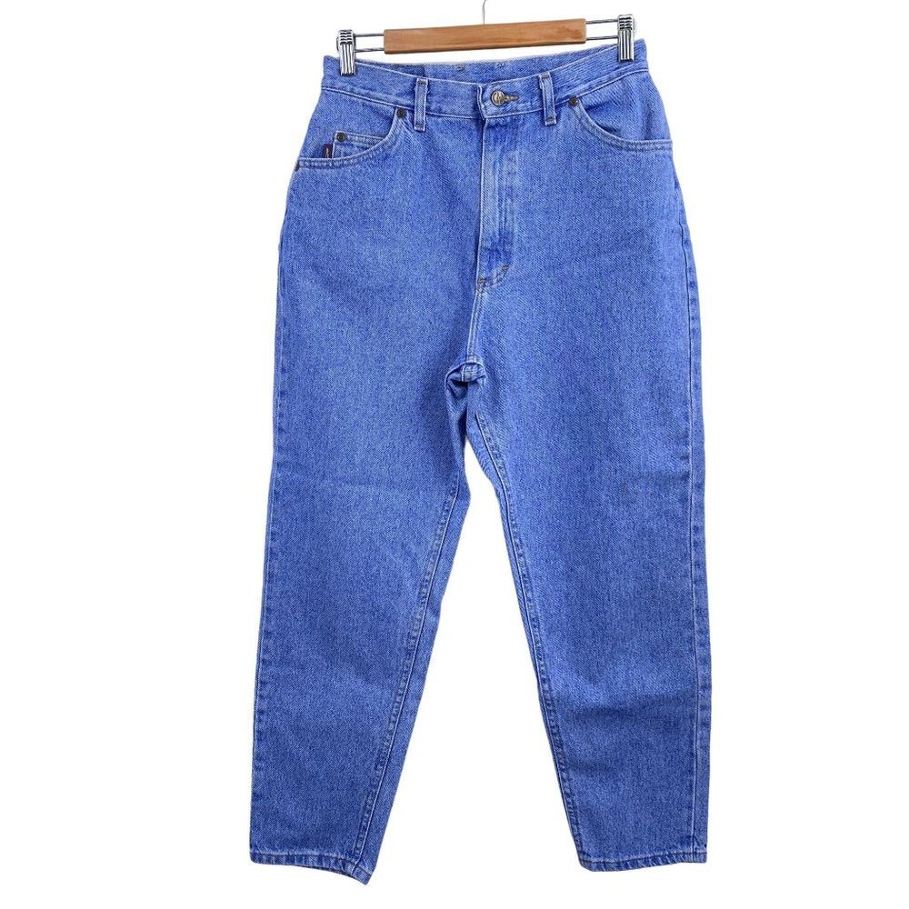 Vintage Riders denim Mom jeans size 29 waist 14P medium wash high rise tapered - Picture 1 of 9